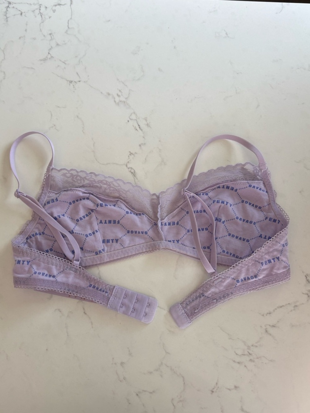 Savage X Fenty Cotton Essentials Lace Bralette - Picture 5 of 8